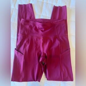 Lululemon Athletica Fast And Free Leggings